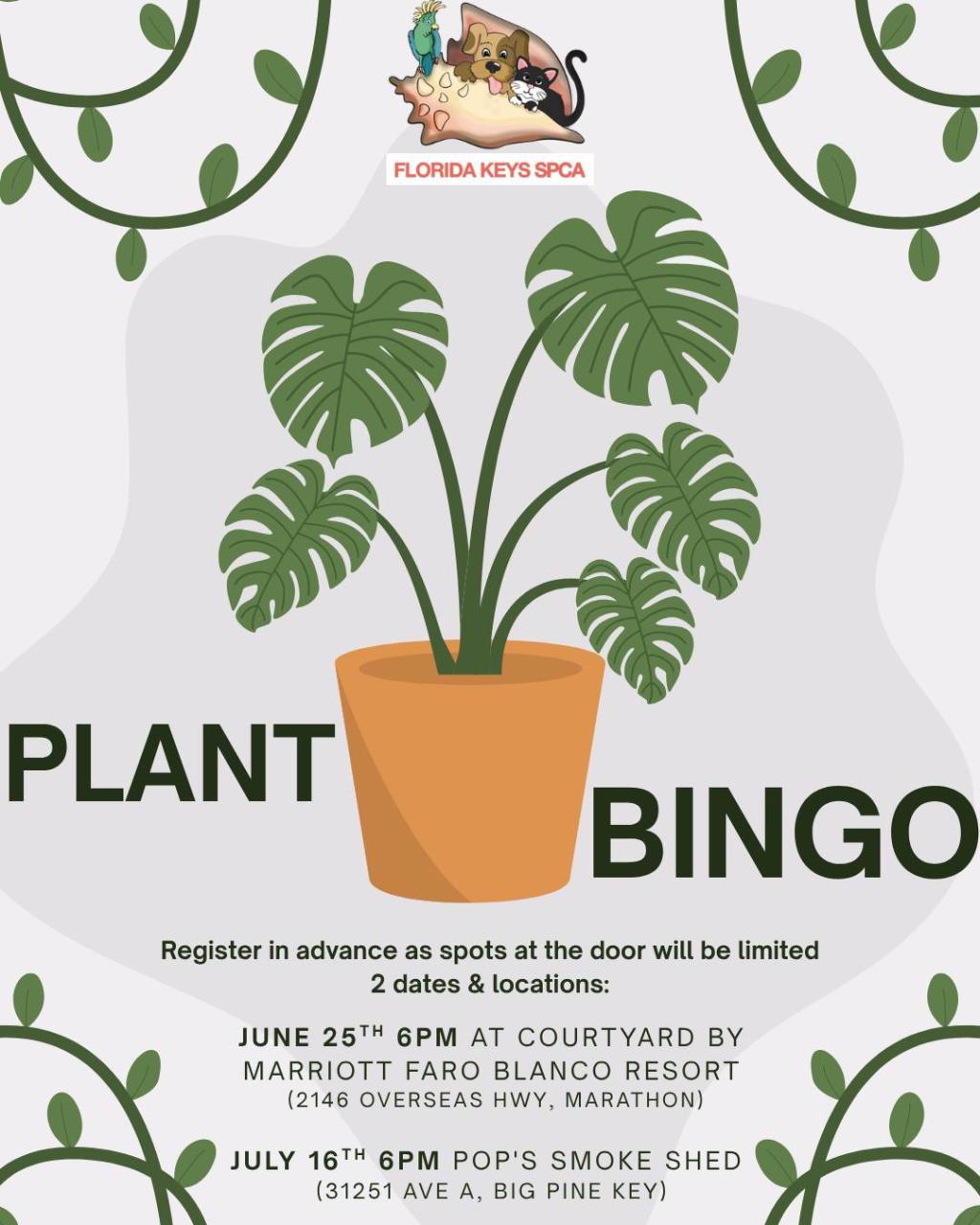 Plant Bingo Benefiting the Florida Keys SPCA
