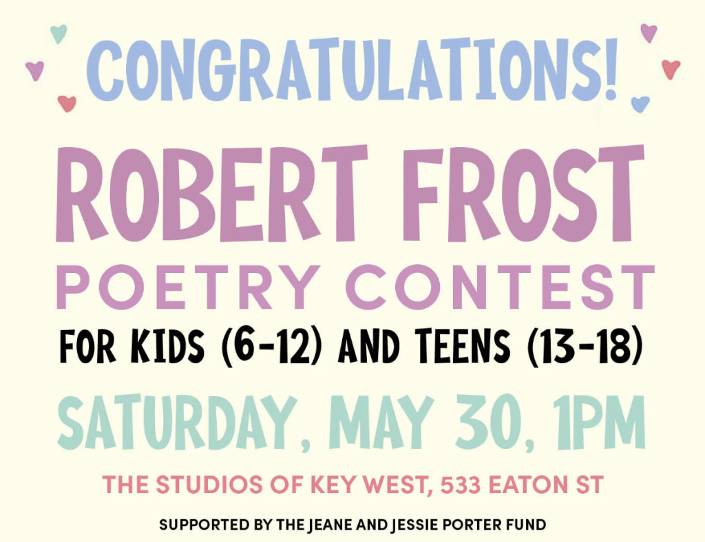 Robert Frost Poetry Contest Awards Ceremony