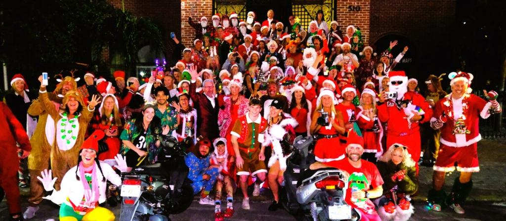 Southernmost Santacon 2025 at Conch Republic Seafood 