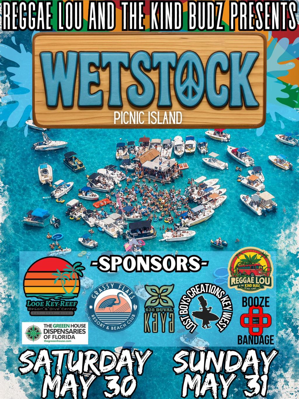 Wetstock 2026 Florida Keys Floating Concert