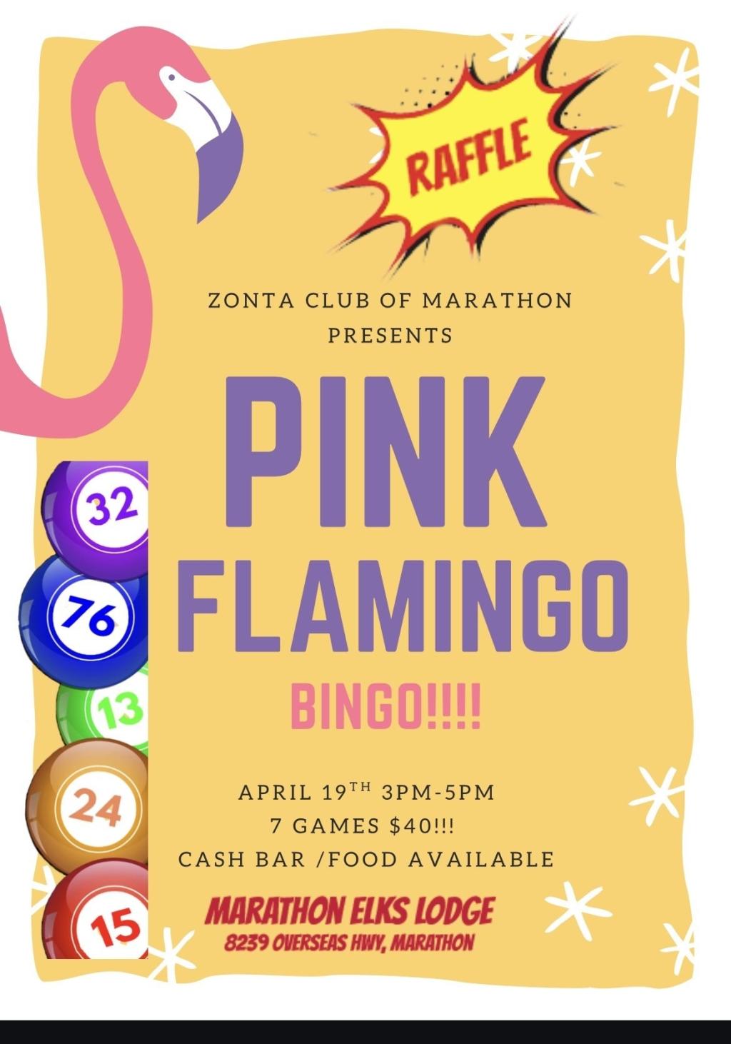 Pink Flamingo Bingo 