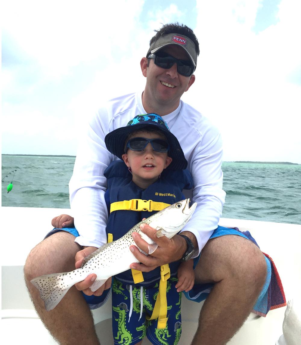 Keys captain, kid and fish