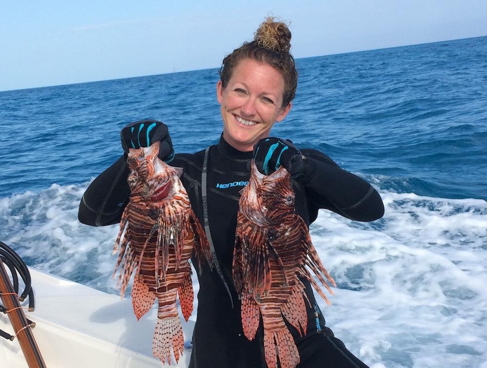 Rachel Bowman lionfish Florida Keys