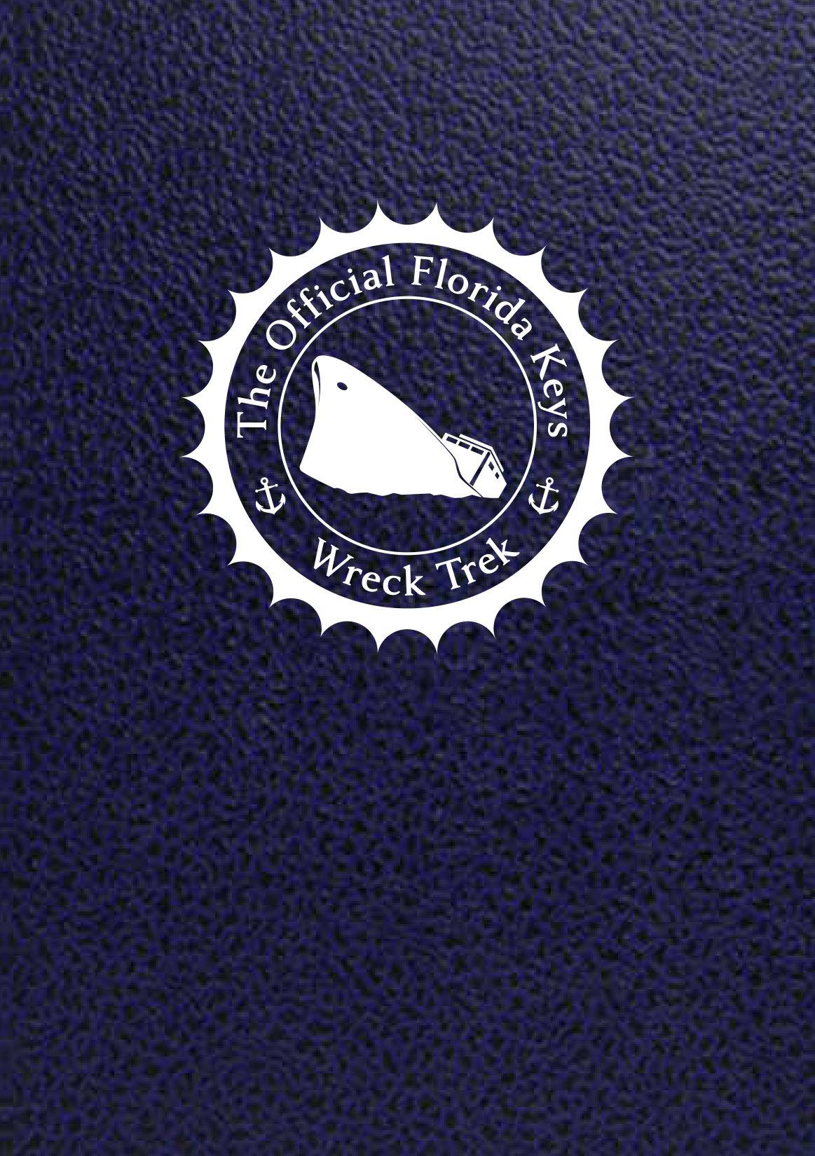 Official Florida Keys Wreck Trek logo on dark blue background.