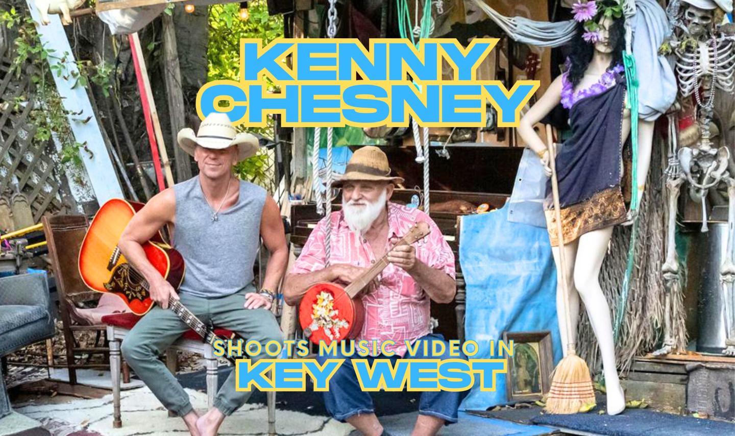 Two men in hats sit outside a rustic shop surrounded by beach decor.