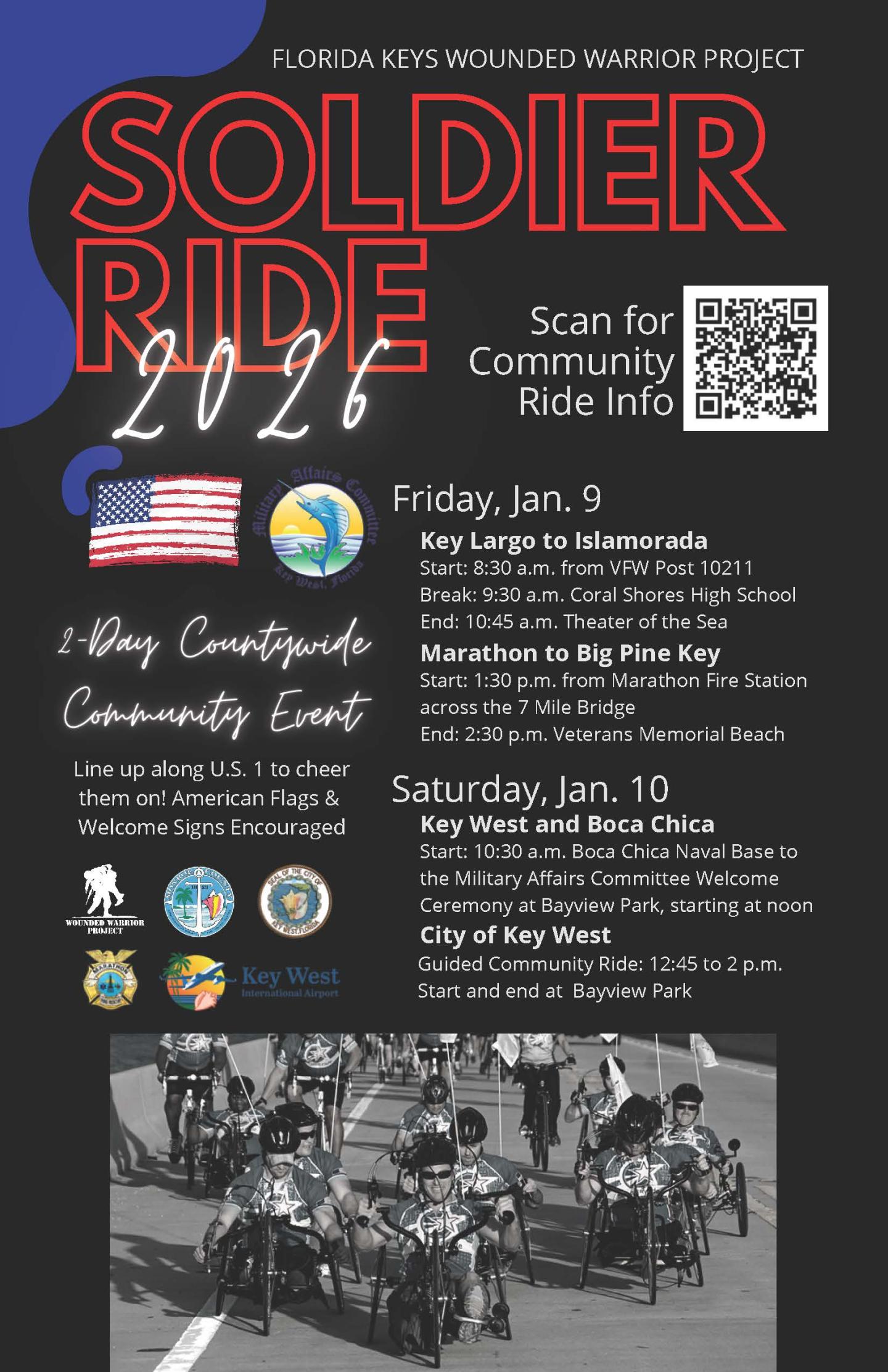 Florida Keys Wounded Warrior Project: Soldier Ride 2026