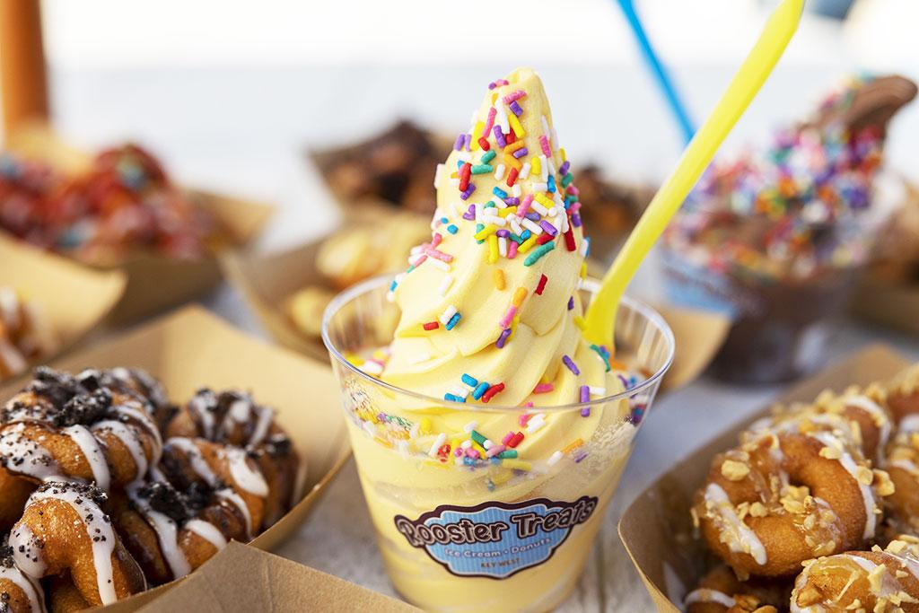 Rooster Treats - Soft Serve Ice Cream & Mini Donuts